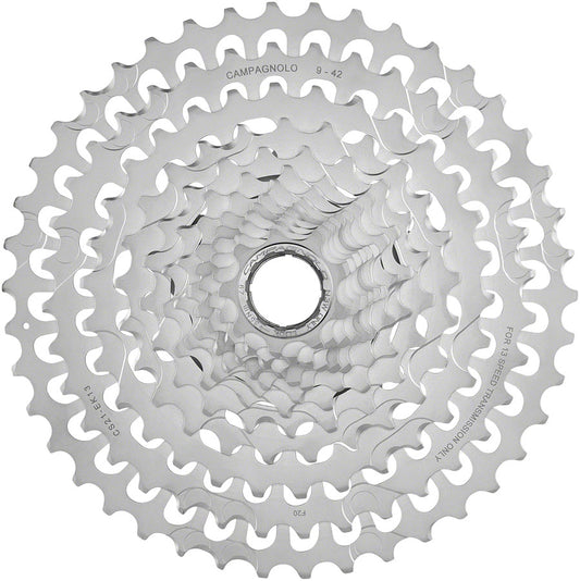Campagnolo EKAR Cassette - 13-Speed 9-42t Silver For N3W Driver Body Cassettes and Cogs Campagnolo   