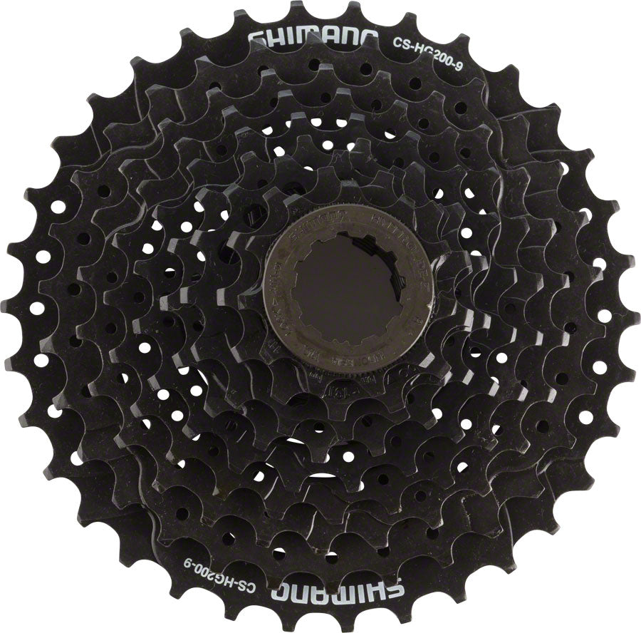 Shimano Tourney CS-HG200 Cassette - 9 Speed 11-34t Black Cassettes and Cogs Shimano   