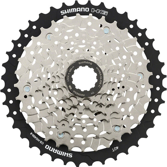 Shimano CS-HG400-8 Cassette - 8 Speed 11-40t Silver Cassettes and Cogs Shimano   