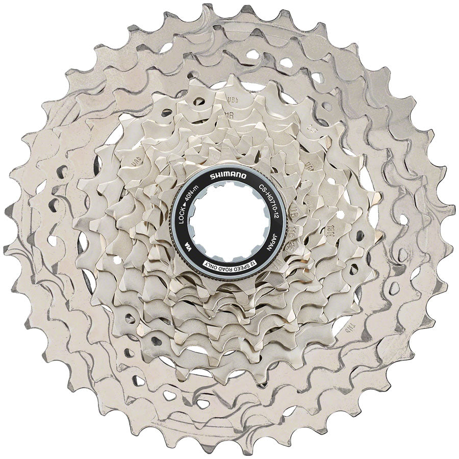 Shimano 105 CS-HG710-12 Cassette - 12-Speed 11-36t HG L2 Silver Cassettes and Cogs Shimano   