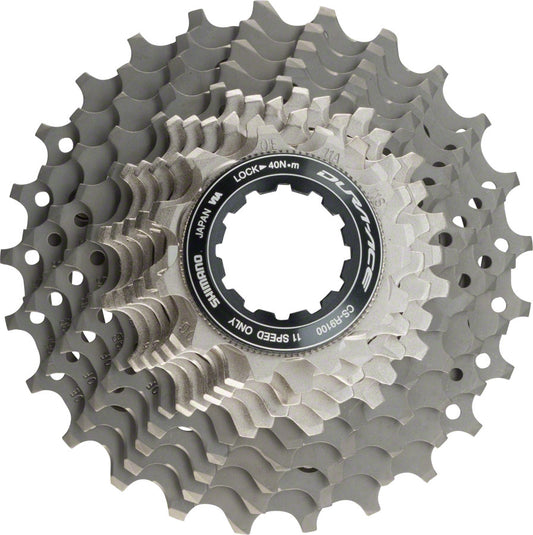 Shimano Dura Ace CS-R9100 Cassette - 11 Speed 11-25t Silver/Gray Cassettes and Cogs Shimano   