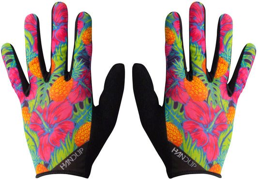 Handup Vented Gloves - Pineapples Carribbean Full Finger Medium Gloves and Liners Handup   