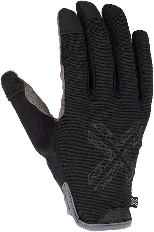 FUSE Stealth Gloves - Black Full Finger Small Gloves and Liners FUSE   
