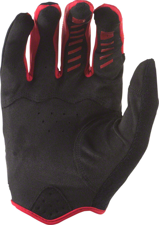 Lizard Skins Monitor SL Gloves - Jet Black/Crimson Full Finger Medium Gloves and Liners Lizard Skins   
