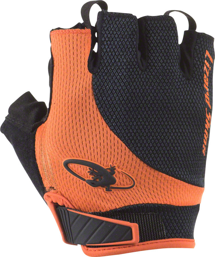 Lizard Skins Aramus Elite Gloves - Jet Black/Tangerine Short Finger Medium Gloves and Liners Lizard Skins   