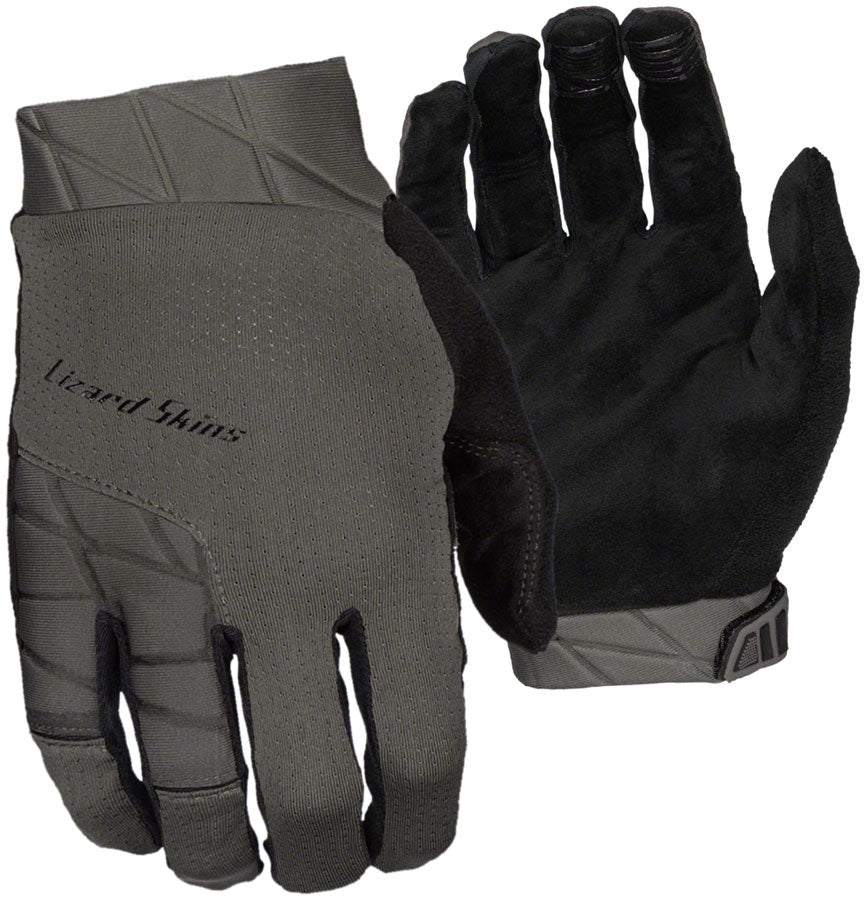 Lizard Skins Monitor Ops Gloves - Graphite Gray Full Finger Small Gloves and Liners Lizard Skins   