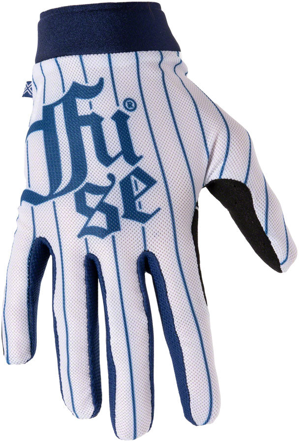 FUSE Omega Gloves - Ballpark Full Finger White/Blue Medium Gloves and Liners FUSE   
