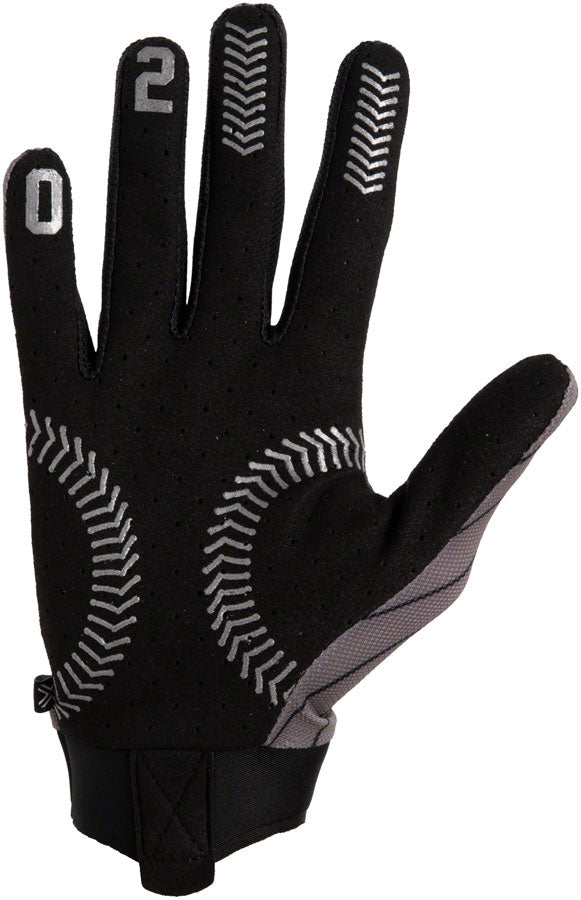 FUSE Omega Gloves - Ballpark Full Finger Silver/Black X-Large Gloves and Liners FUSE   