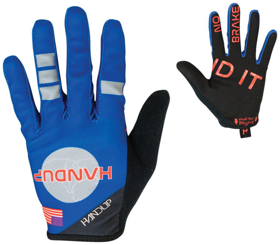 HandUp Most Days Gloves - Shuttle Runners Navy Full Finger Small Gloves and Liners Handup   