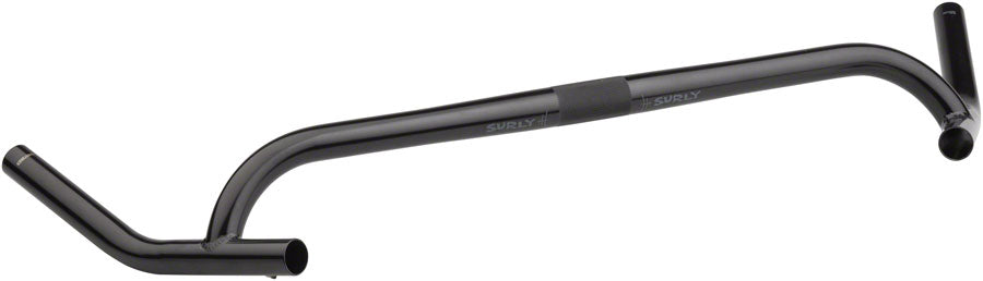 Surly Corner Bar Handlebar - 25.4mm clamp 50cm Width Chromoly Black Cruiser/Multi-Position Handlebar Surly   