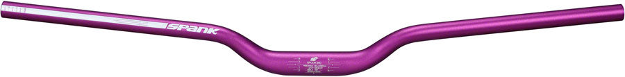 Spank Spoon 800 Handlebar - 31.8mm Clamp 40mm Rise Purple Flat/Riser Handlebar Spank   