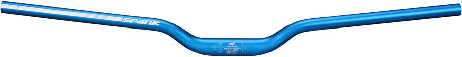 Spank Spoon 800 Handlebar - 31.8mm Clamp 40mm Rise Blue Flat/Riser Handlebar Spank   