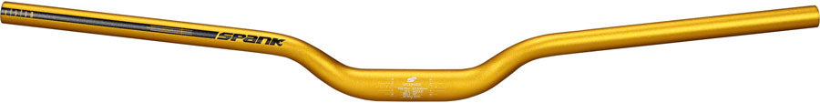 Spank Spoon 800 Handlebar - 31.8mm Clamp 40mm Rise Gold Flat/Riser Handlebar Spank   