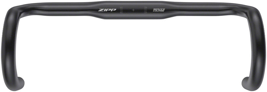 Zipp Service Course 70 Ergo Drop Handlebar - Aluminum 31.8mm 38cm Bead Blast BLK B2 Handlebars Zipp Speed Weaponry   