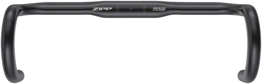 Zipp Service Course 80 Ergo Drop Handlebar - Aluminum 31.8mm 40cm Bead Blast BLK A2 Handlebars Zipp Speed Weaponry   