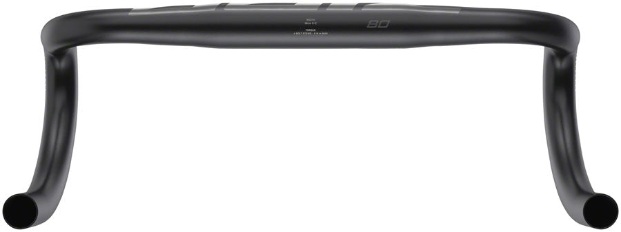 Zipp Service Course SL-80 Drop Handlebar - Aluminum 31.8mm 38cm Matte BLK A2 Handlebars Zipp Speed Weaponry   