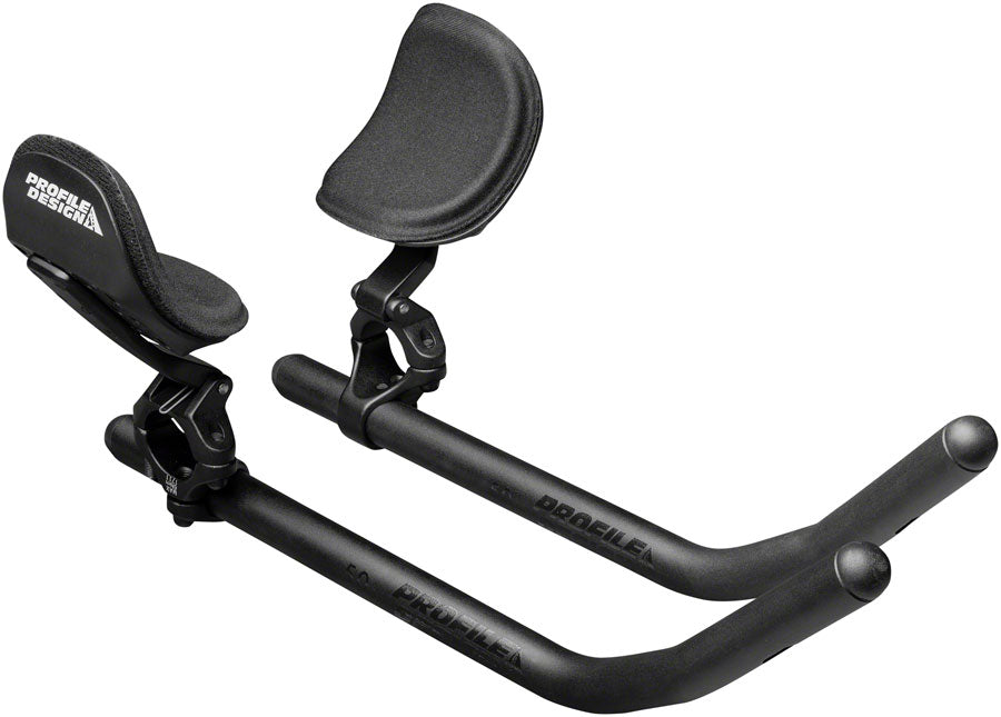 Profile Design Flip Ergo 50a Aero Handlebar - 340mm Black Clip-On Aero Bar Profile Racing   