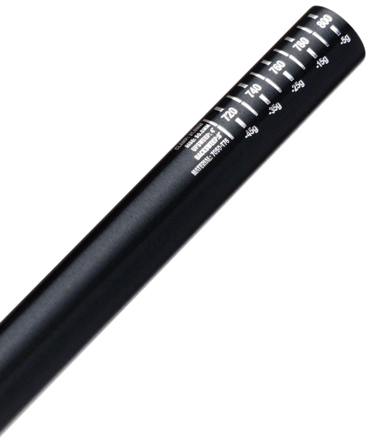 ProTaper A50 Handlebar - 810mm 50mm Rise 31.8mm Aluminum Polish Black Flat/Riser Handlebar ProTaper   