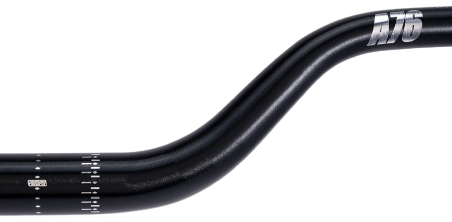 ProTaper A76 Handlebar - 810mm 76mm Rise 31.8mm Aluminum Polish Black Flat/Riser Handlebar ProTaper   