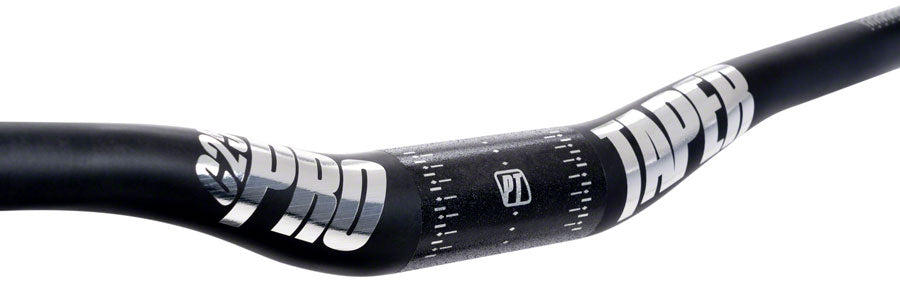 ProTaper C25 Handlebar - 810mm 25mm Rise 35.0mm Carbon Polish Black/Chrome Flat/Riser Handlebar ProTaper   