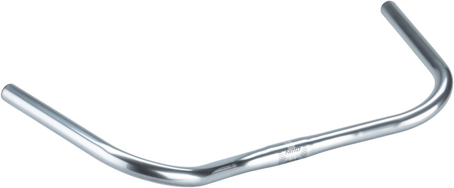 Nitto B352 North Road Handlebar 25.4mm Bar Clamp 60 Degree Bend 60mm Rise 550mm Width Chromoly Silver Cruiser/Multi-Position Handlebar Nitto   