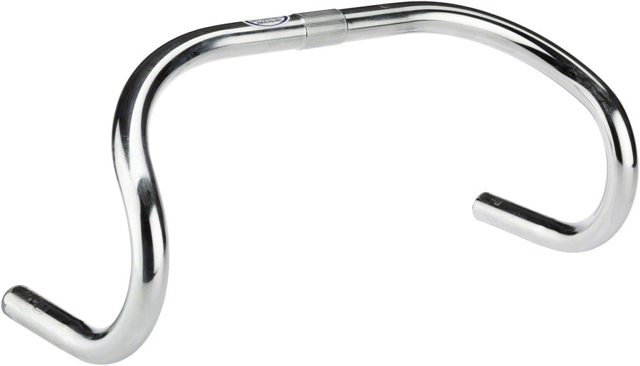 Nitto Track Drop Handlebar - Steel 25.4mm 42cm Silver Handlebars Nitto   