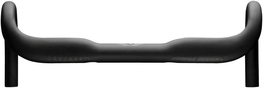 Profile Design DRV/AEROa Road Drop Handlebar - 40cm 105mm Drop 122mm Reach 31.8mm BLK Handlebars Profile Racing   