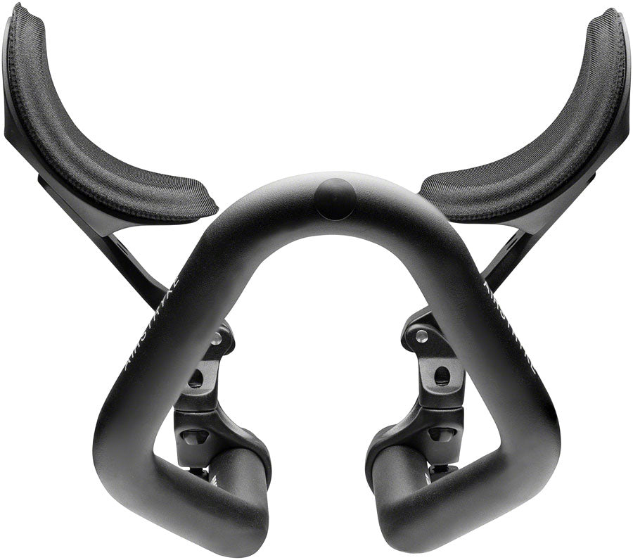 Profile Design Airstryke II Aluminum Aerobar Ergo Armrest L2 Flip-Up Bracket Matte BLK Clip-On Aero Bar Profile Racing   