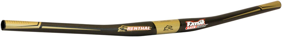 Renthal FatBar Lite Carbon Zero Rise Handlebar: 31.8mm 0x780mm Carbon Flat/Riser Handlebar Renthal   