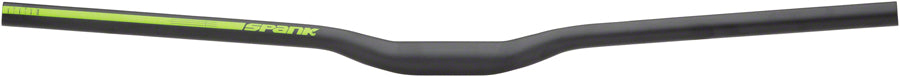 Spank Spoon 800 Handlebar - 31.8 x 800mm 20mm Rise Black/Green Flat/Riser Handlebar Spank   