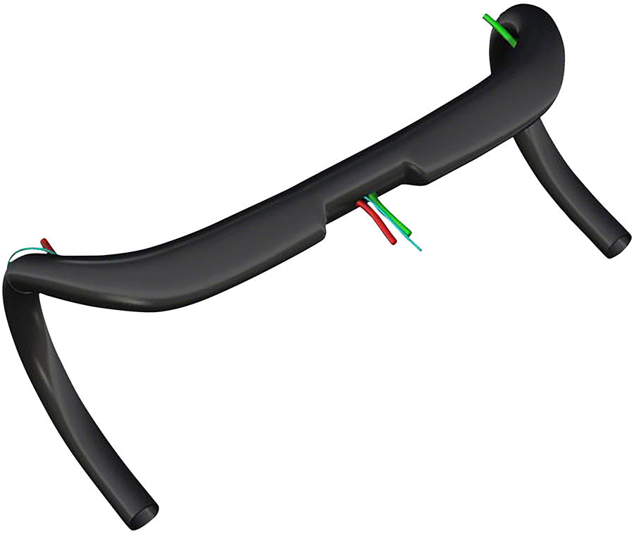 Deda Elementi Superzero DCR Drop Handlebar - Aluminum 44cm 31.7mm BLK Internal Cable Routing Handlebars Deda Elementi   