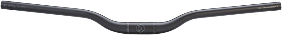 Dimension Mountain Handlebar: 35mm Rise 31.8 720mm wide Black Flat/Riser Handlebar Dimension   