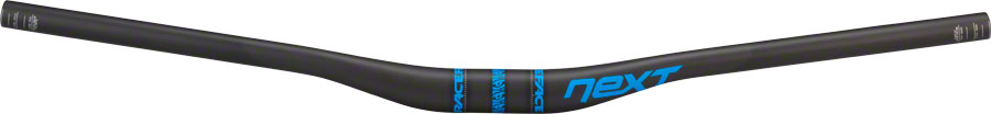 RaceFace NEXT 35 Riser Carbon Handlebar: 35 x 760mm 20mm Rise Blue Flat/Riser Handlebar Race Face   