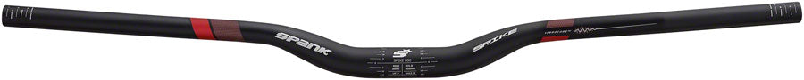 Spank Spike 800 Vibrocore Riser Handlebar: 31.8 800mm 30mm Rise Black/Red Flat/Riser Handlebar Spank   