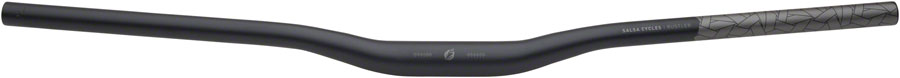 Salsa Rustler Riser Handlebar 31.8 800mm width Black Flat/Riser Handlebar Salsa   