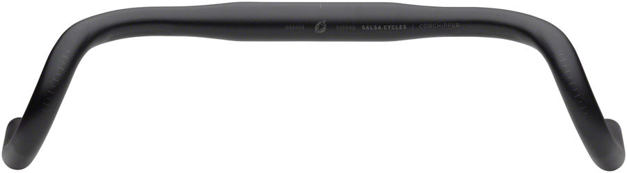 Salsa Cowchipper Drop Handlebar - Aluminum 31.8mm 38cm Black Handlebars Salsa   
