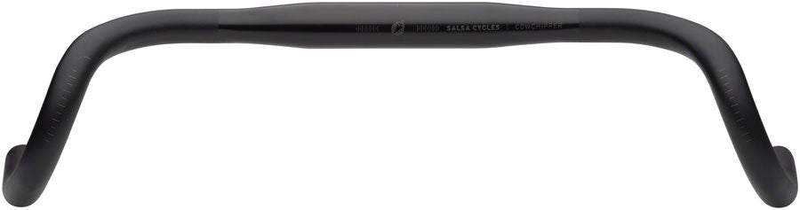 Salsa Cowchipper Deluxe Drop Handlebar - Aluminum 31.8mm 42cm Black Handlebars Salsa   