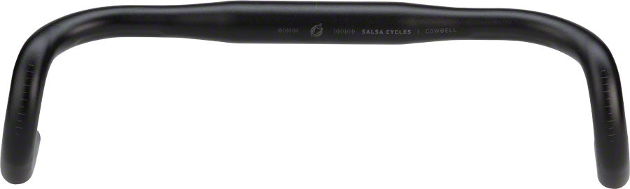 Salsa Cowbell Drop Handlebar - Aluminum 31.8mm 42cm Black Handlebars Salsa   