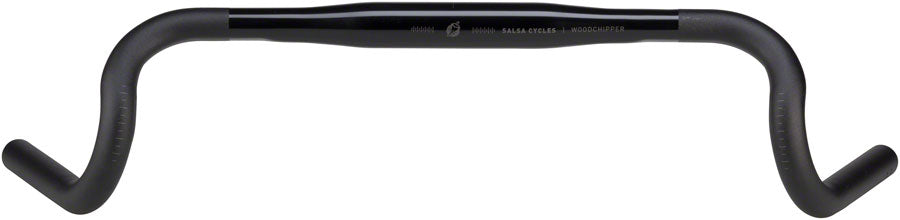 Salsa Woodchipper Deluxe Drop Handlebar - Aluminum 31.8mm 44cm Black Handlebars Salsa   