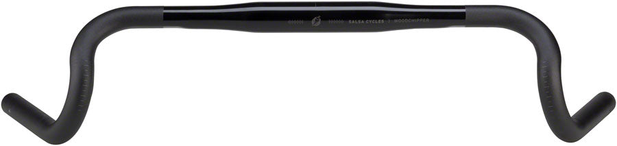 Salsa Woodchipper Deluxe Drop Handlebar - Aluminum 31.8mm 46cm Black Handlebars Salsa   