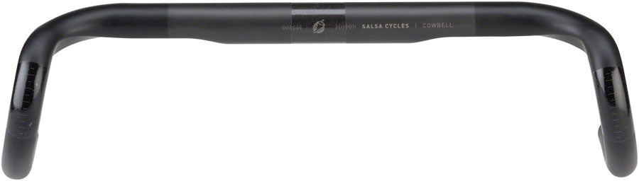 Salsa Cowbell Carbon Drop Handlebar - Carbon 31.8mm 42cm Black Handlebars Salsa   