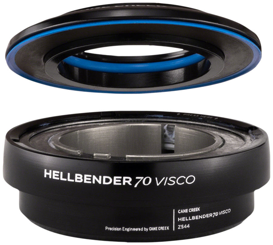 Cane Creek Hellbender 70 Visco Upper Headset - ZS44/28.6-H13.5 Mid Tune BLK Headset Upper Cane Creek   