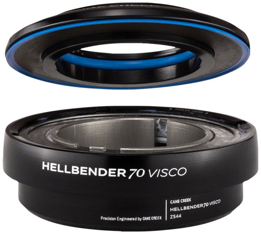 Cane Creek Hellbender 70 Visco Upper Headset - ZS44/28.6-H13.5 Mid Tune BLK Headset Upper Cane Creek   