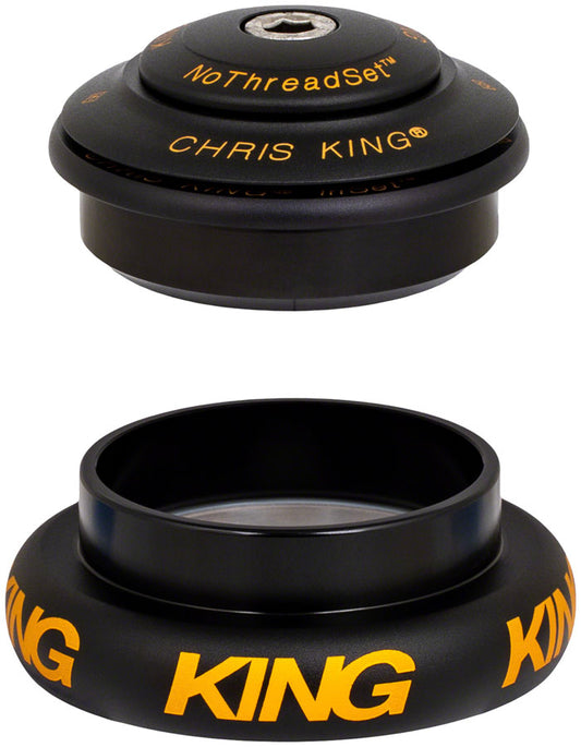 Chris King InSet i7 Headset - 1-1/8-1.5" 44/44 Black/Gold Headsets Chris King   