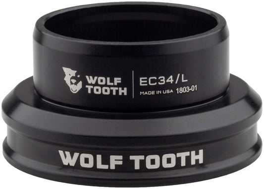 Wolf Tooth Premium Headset - EC34/30 Lower Black Headset Lower Wolf Tooth   