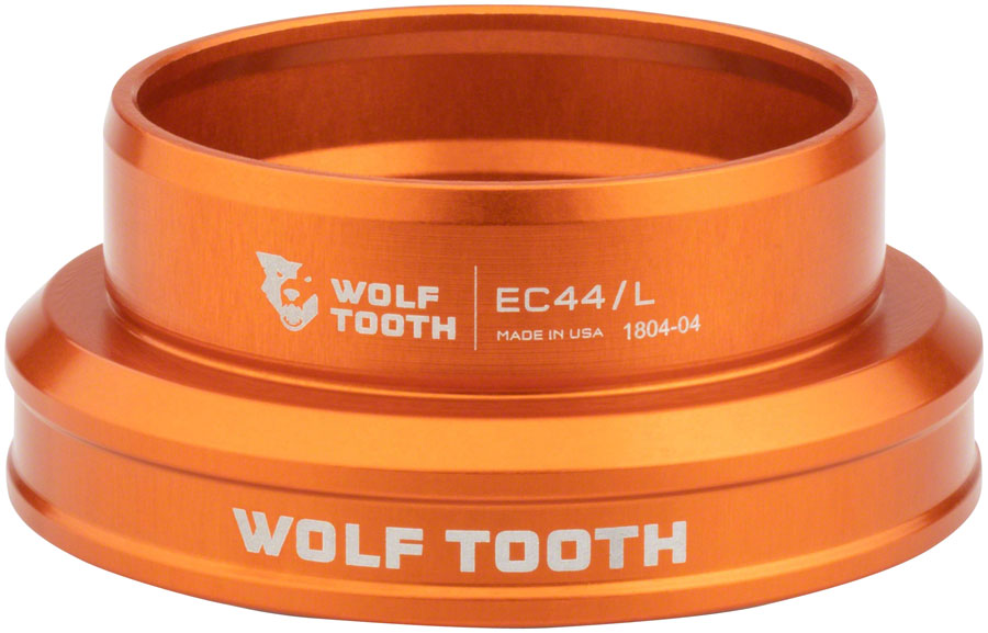 Wolf Tooth Performance Headset - EC44/40 Lower Orange Headset Lower Wolf Tooth   
