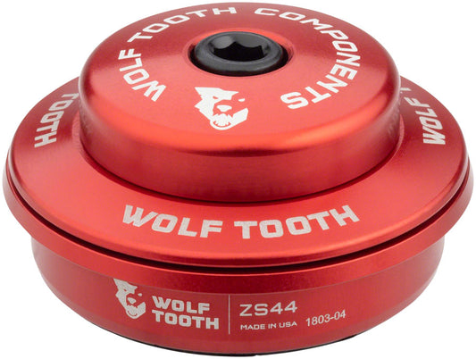 Wolf Tooth Performance Headset - ZS44/28.6 Upper 6mm Stack Red Headset Upper Wolf Tooth   