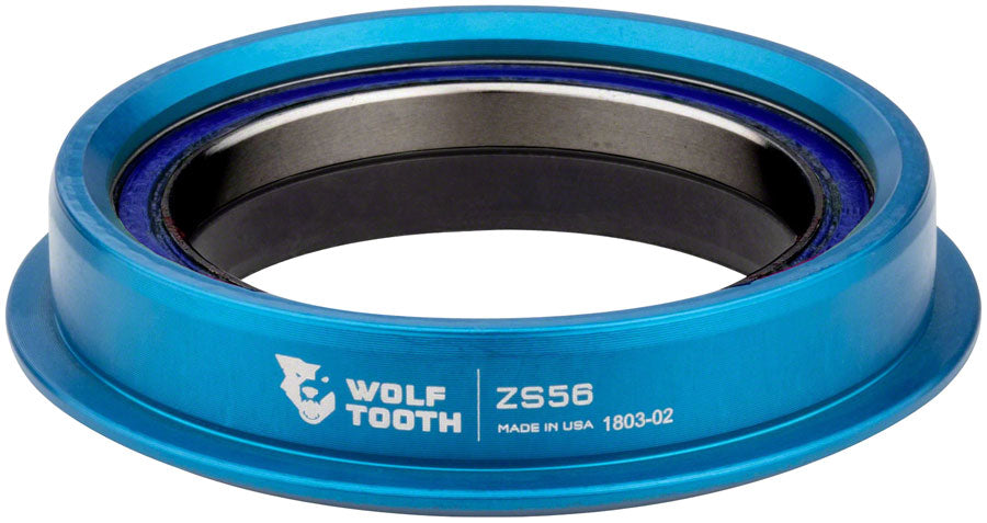 Wolf Tooth Performance Headset - ZS56/40 Lower Blue Headset Lower Wolf Tooth   