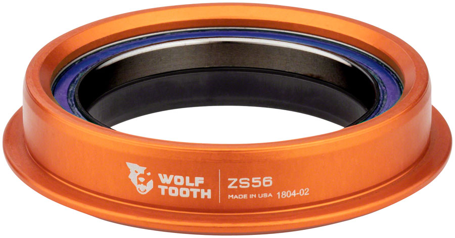 Wolf Tooth Performance Headset - ZS56/40 Lower Orange Headset Lower Wolf Tooth   