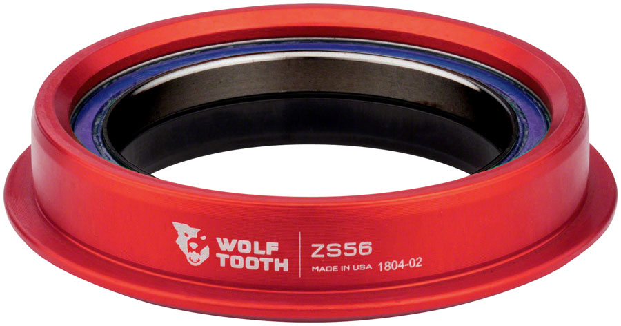 Wolf Tooth Performance Headset - ZS56/40 Lower Red Headset Lower Wolf Tooth   